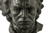 Bronze Bust of Beethoven Signed C. Andrea