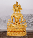 Gilt Bronze Bodhisattva Sino-Tibetan