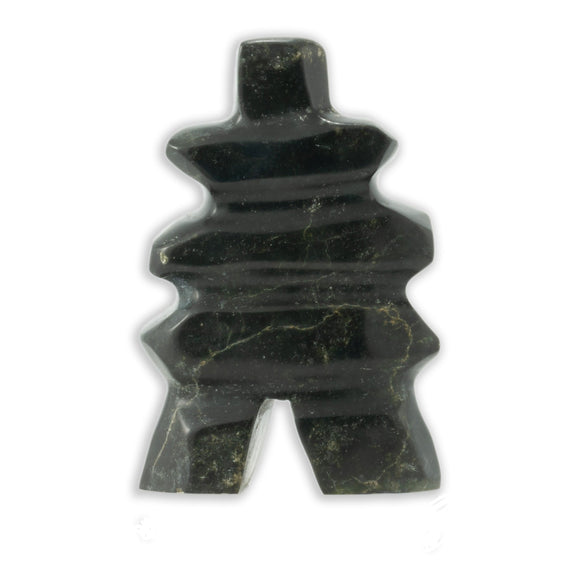 Inuit Inuksuk (InukShuk) Soapstone Carving Signed Eskimo Sticker