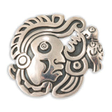 Francisco Rivera Taxco Aztec Sterling Silver Brooch / Pendant